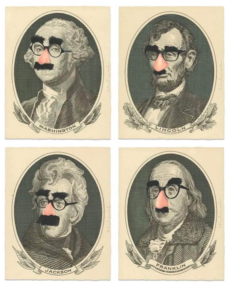 Siebdruck Mr. Brainwash - INCOGNITO