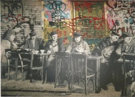 Siebdruck Mr. Brainwash - Le Bistro
