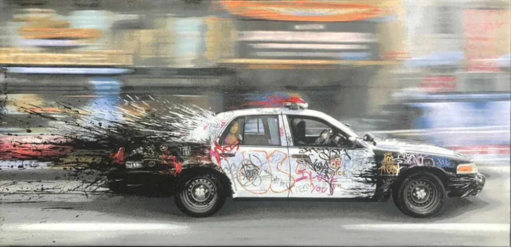 Keine Technische Mr. Brainwash - Metro Polisa (Canvas)