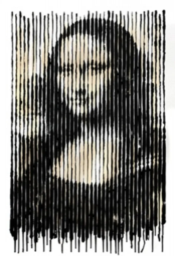 Siebdruck Mr. Brainwash - Mona Linesa