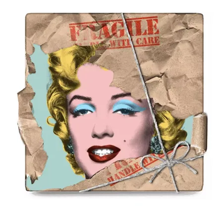 Siebdruck Mr Brainwash - Monroe POPfolio - Fragile