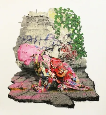 Siebdruck Mr Brainwash - Nepal Relief Fundraiser