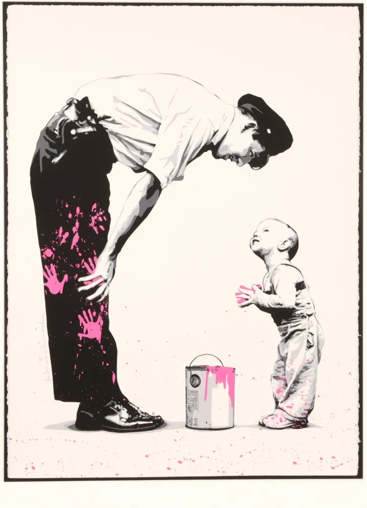 Siebdruck Mr Brainwash - Not Guilty (Pink)