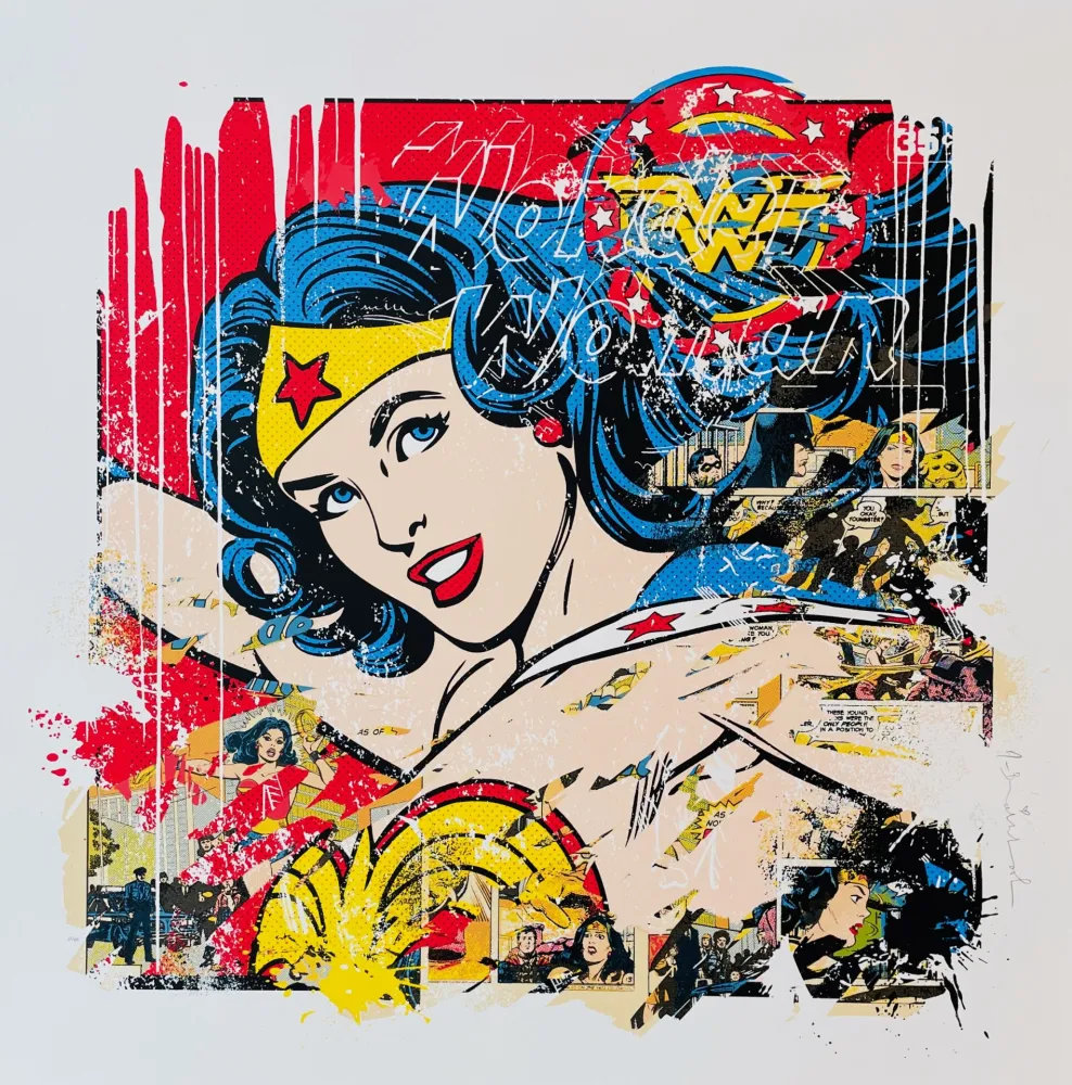 Siebdruck Mr Brainwash - Shero