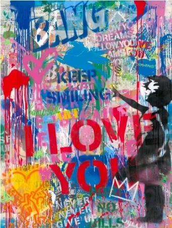 Siebdruck Mr Brainwash - Street Wall, 2020 