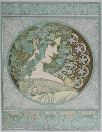 Lithographie Mucha - Henrietta Crosman