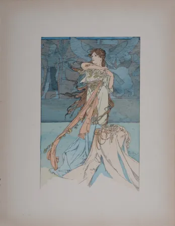 Lithographie Mucha - Rama, Poème dramatique en trois Actes #5
