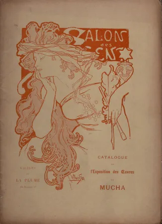 Illustriertes Buch Mucha - Salon des Cent, Exposition de l'œuvre de A. Mucha, 1897