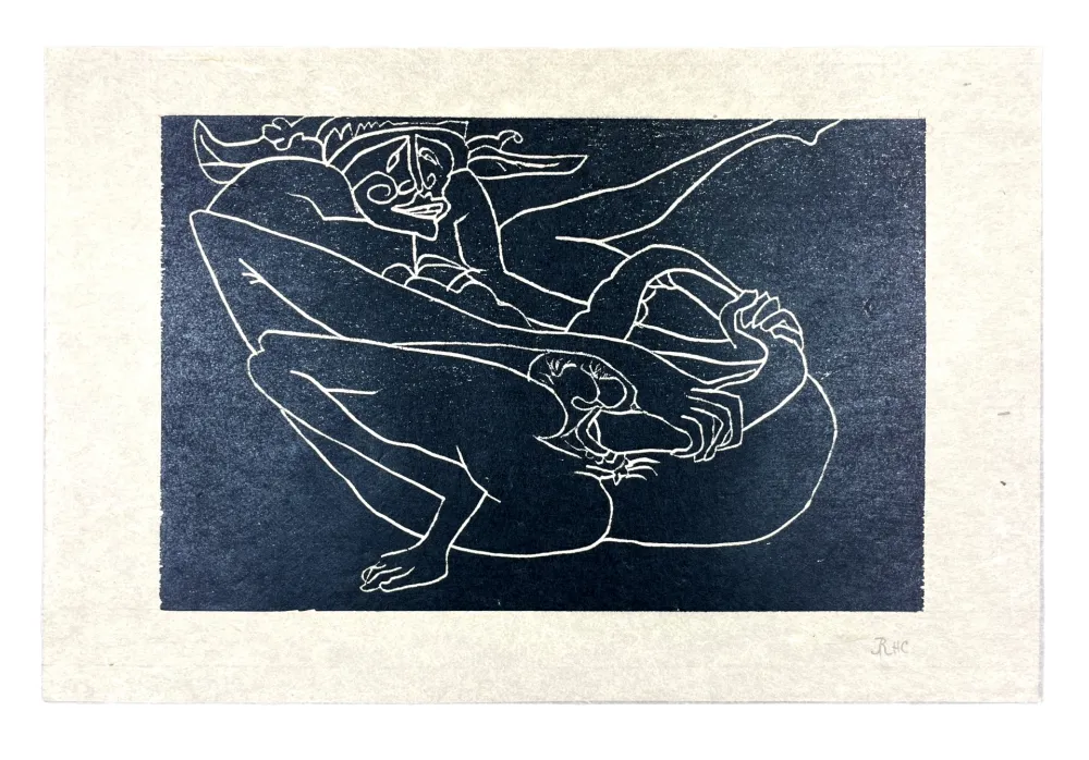 Holzschnitt Müller - 13 FOIS ELLE ET MOI - PAZZO