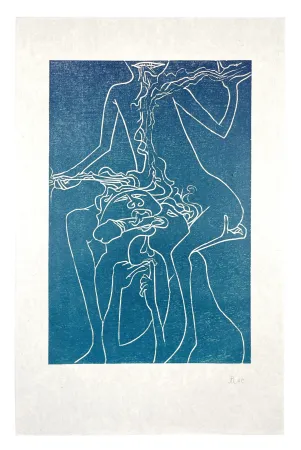 Holzschnitt Müller - 13 FOIS ELLE ET MOI - SOEURS