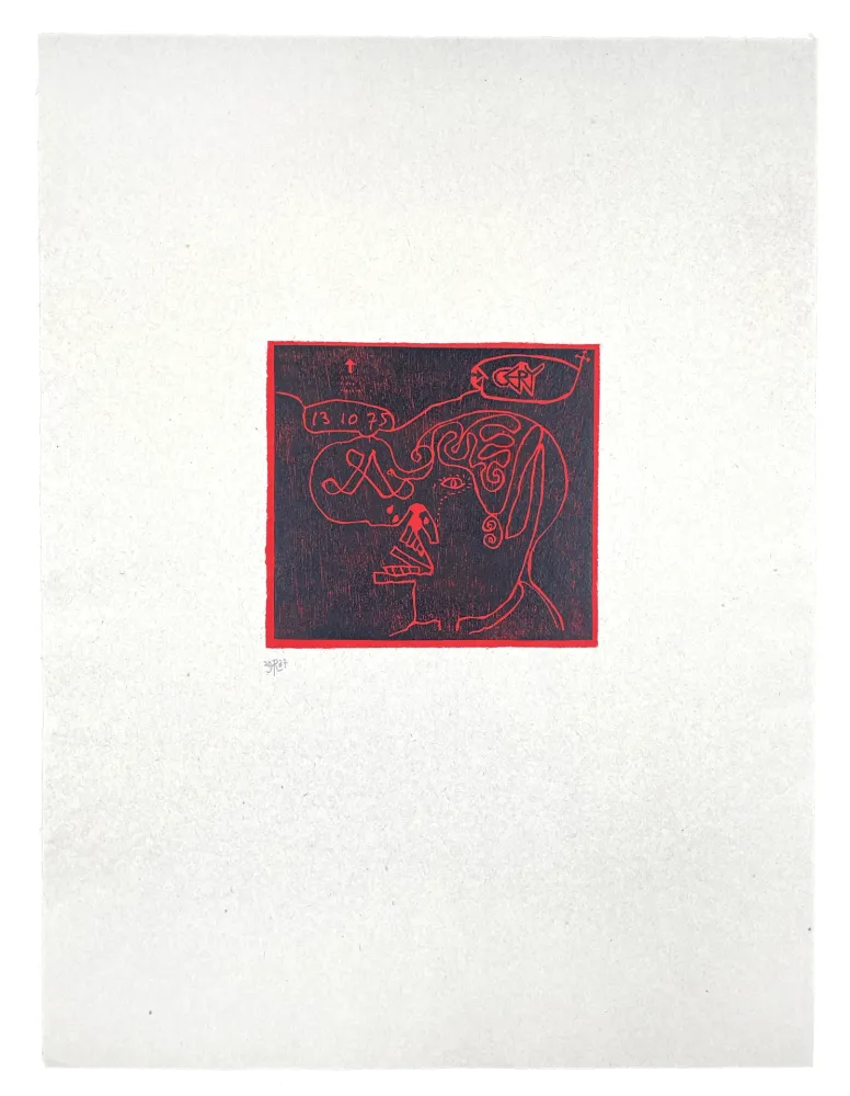 Holzschnitt Müller - CERY