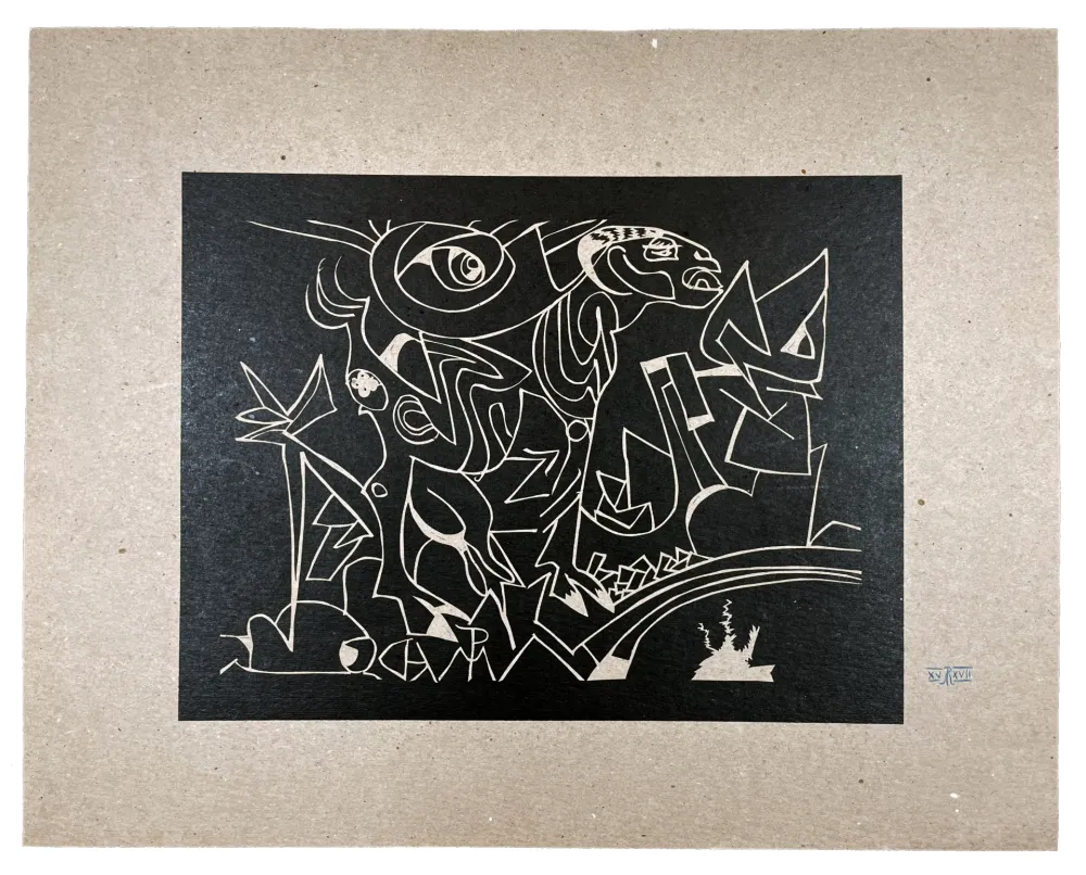 Holzschnitt Müller - KATSIKA