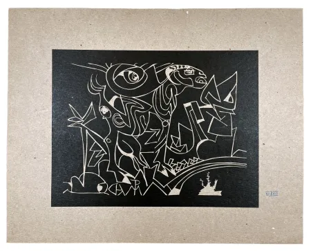 Holzschnitt Müller - KATSIKA