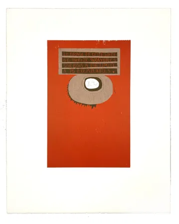 Holzschnitt Müller - LIGNES MALIGNES - COLOPHON