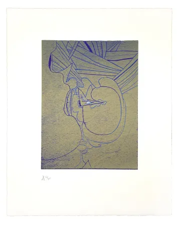 Holzschnitt Müller - LIGNES MALIGNES - GERBE