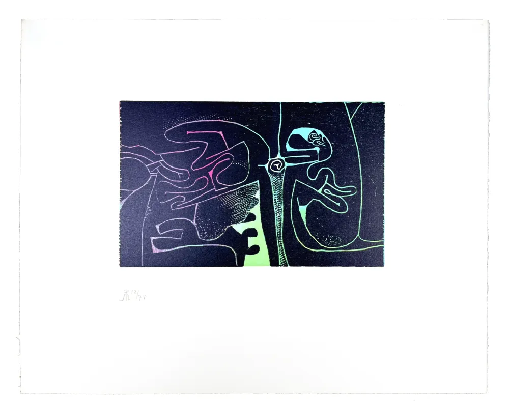 Holzschnitt Müller - LIGNES MALIGNES - SERPENTS