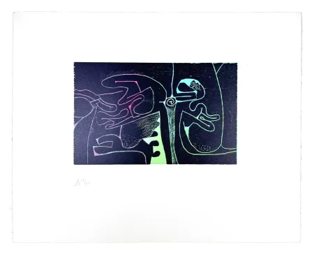 Holzschnitt Müller - LIGNES MALIGNES - SERPENTS