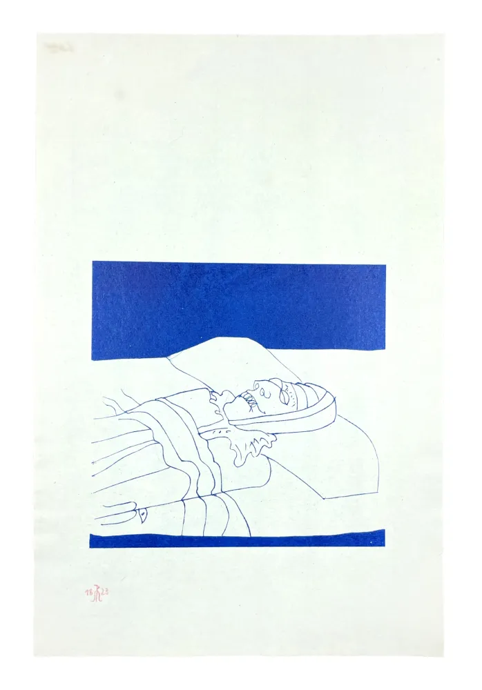 Holzschnitt Müller - NONNA II