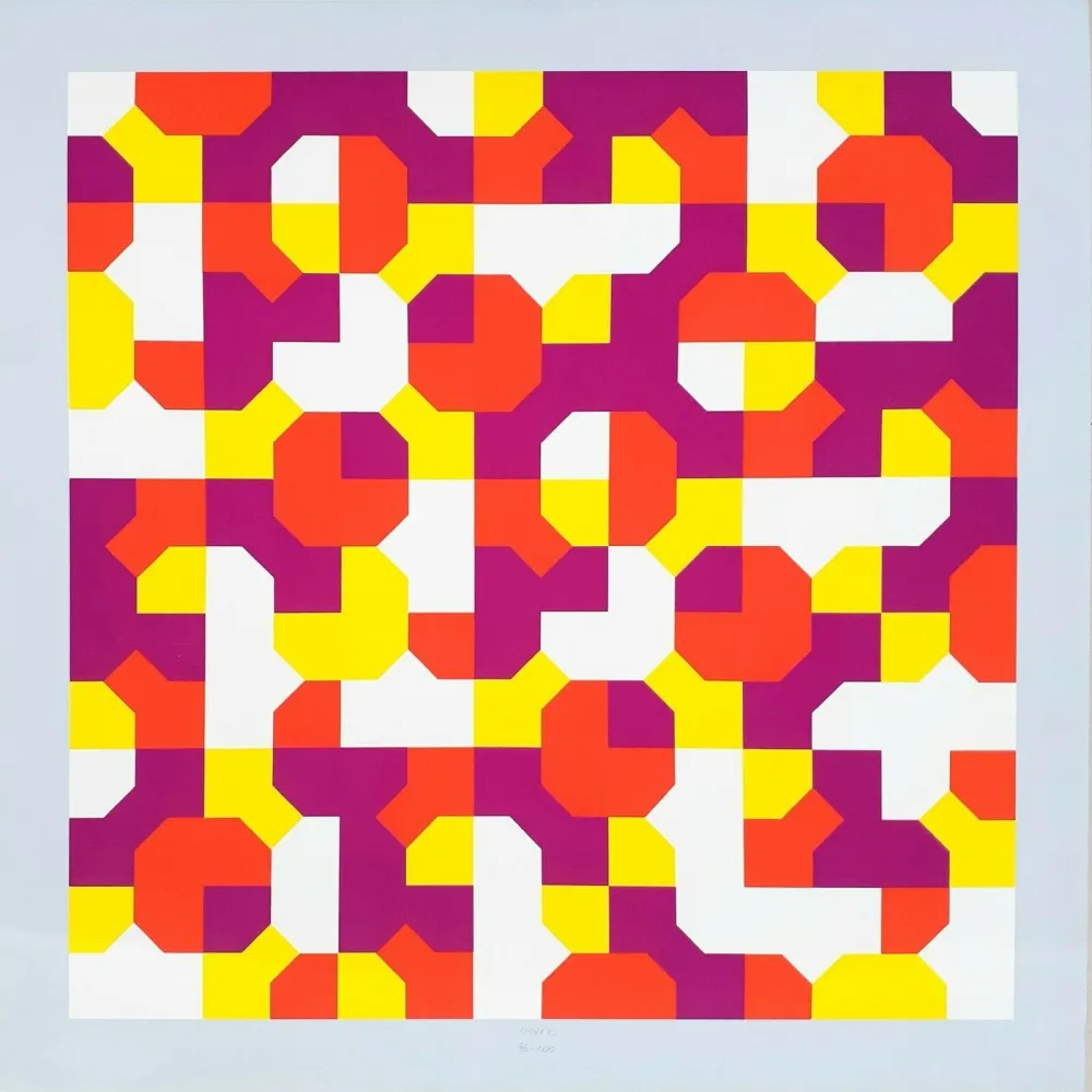 Siebdruck Munari - Curve di Peano