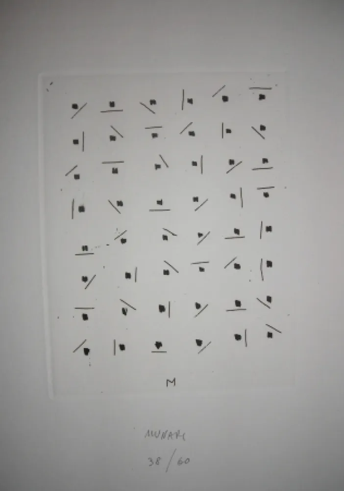 Radierung Munari - The international avant garde 2