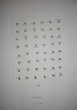 Radierung Munari - The international avant garde 2