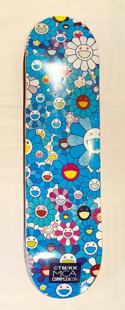 Siebdruck Murakami - Flowers Skate Deck