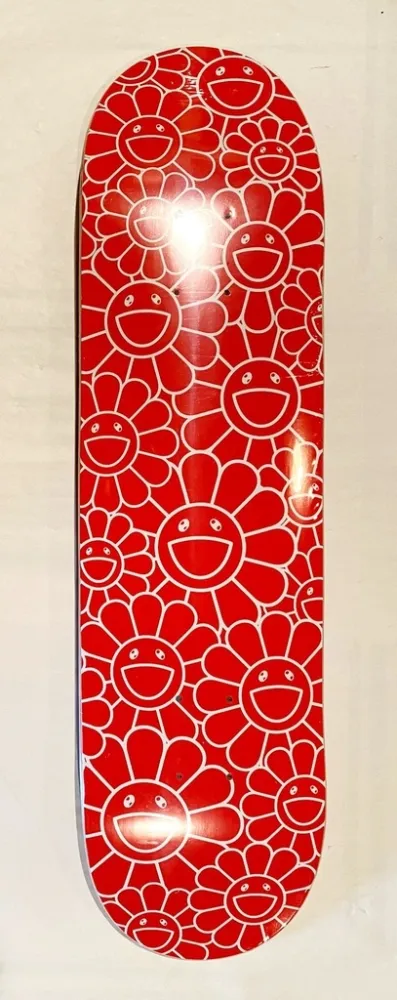 Siebdruck Murakami - Flowers Skate Deck