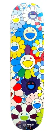 Siebdruck Murakami - Flowers Skate Deck