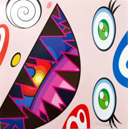 Lithographie Murakami - Untitled II from We Are the Square Jocular Clan,