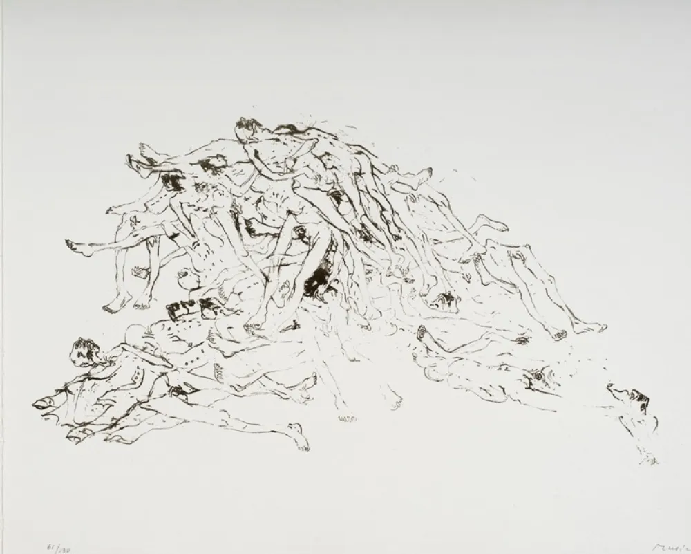 Lithographie Music - Cadastre de Cadavres