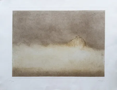 Radierung Music - Dolomites, 1975