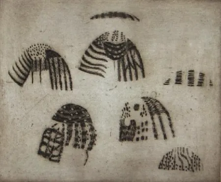 Radierung Und Aquatinta Music - Femmes dalmates