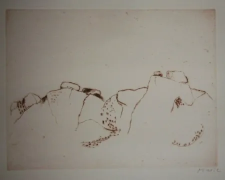 Radierung Und Aquatinta Music - Jardins