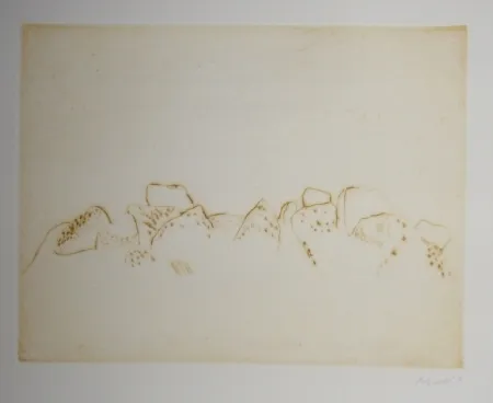 Radierung Und Aquatinta Music - Jardins