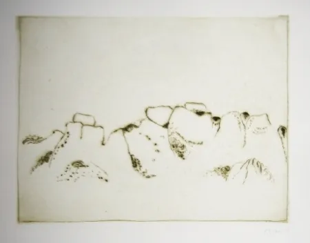 Radierung Und Aquatinta Music - Jardins