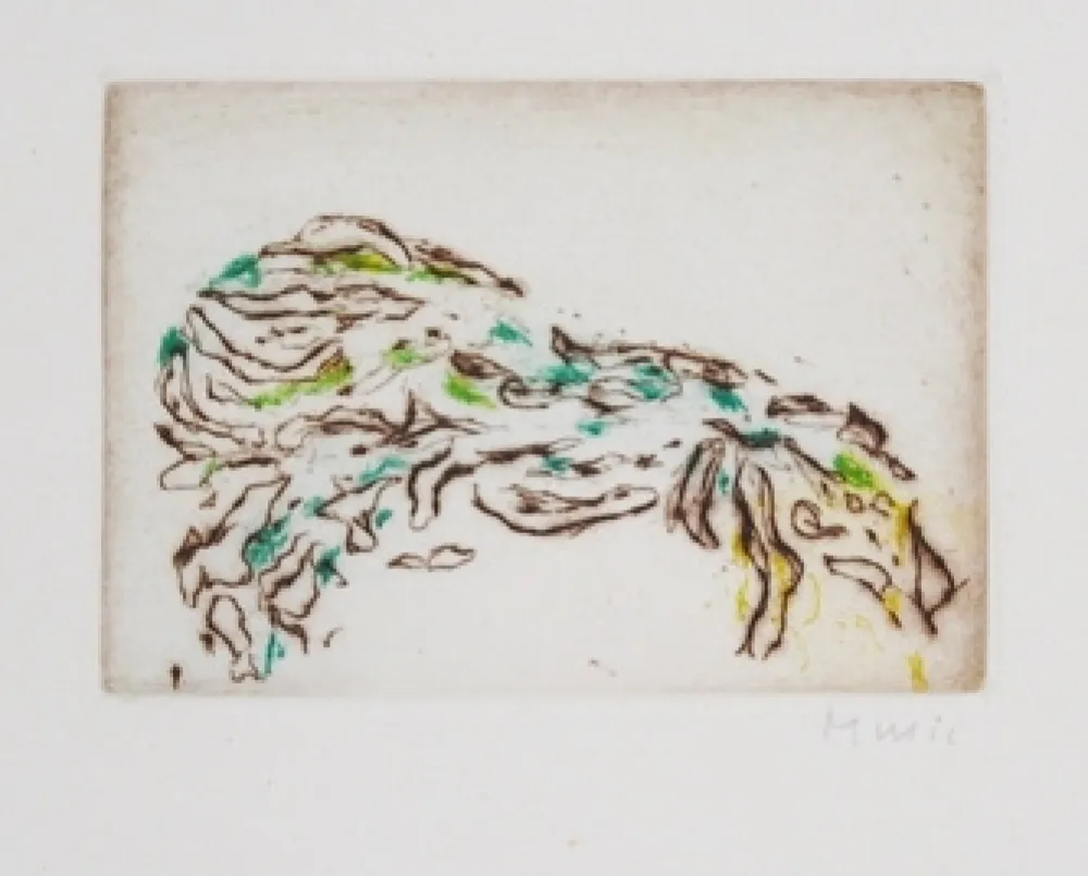 Radierung Und Aquatinta Music - La terre ecrit la terre