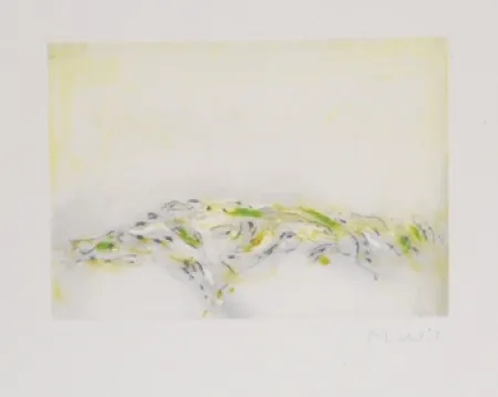 Radierung Und Aquatinta Music - La terre ecrit la terre