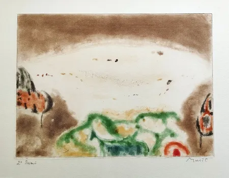 Radierung Und Aquatinta Music - Motivo Carsico