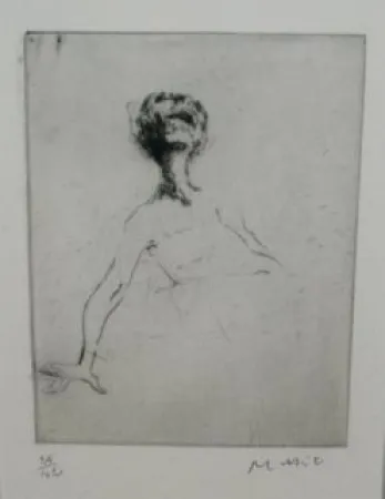 Kaltnadelradierung Music - Nous ne sommes pas les derniers 