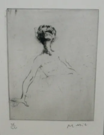 Kaltnadelradierung Music - Nous ne sommes pas les derniers 