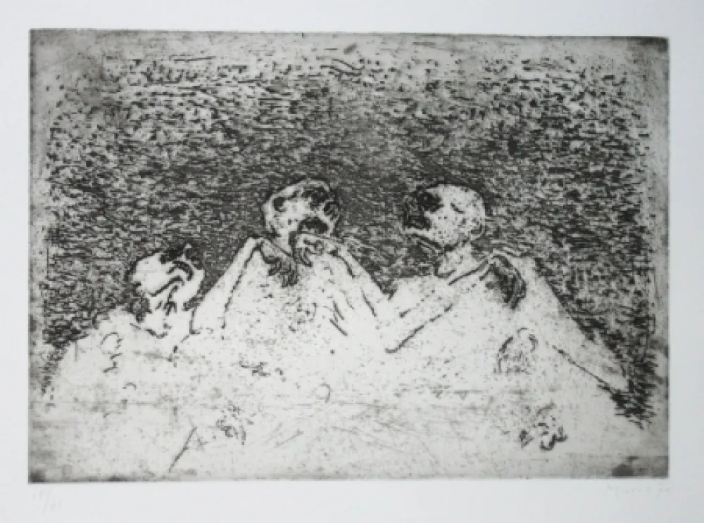 Radierung Music - Nous ne sommes pas les derniers