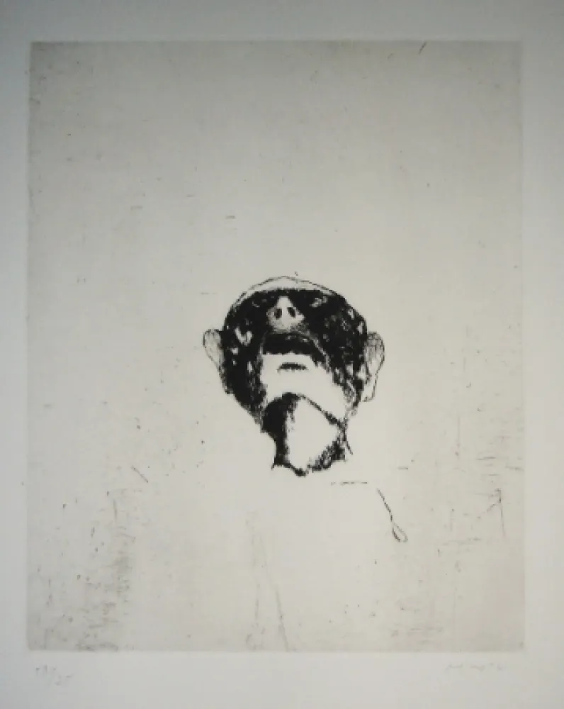 Kaltnadelradierung Music - Nous ne sommes pas les derniers