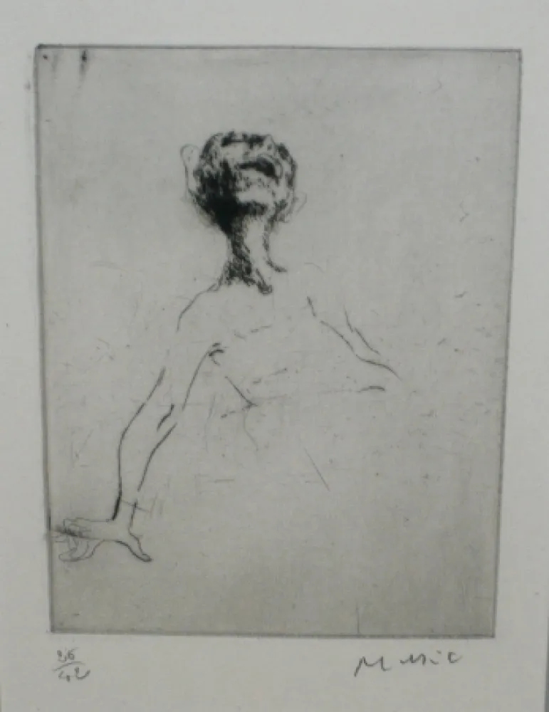 Kaltnadelradierung Music - Nous ne sommes pas les derniers