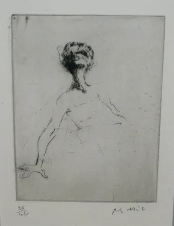 Kaltnadelradierung Music - Nous ne sommes pas les derniers