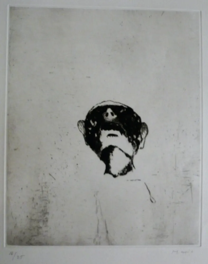 Kaltnadelradierung Music - Nous ne sommes pas les derniers