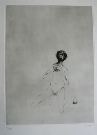 Kaltnadelradierung Music - Nous ne sommes pas les derniers