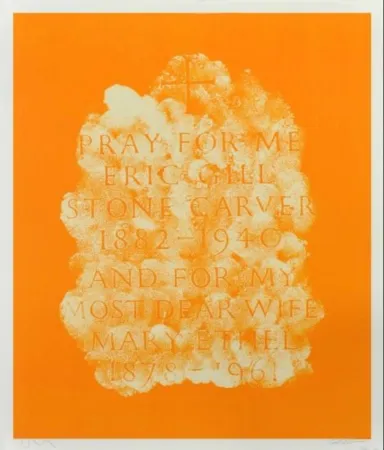 Lithographie Myles - A History of Type Design / Eric Gill, 1882-1940 (Speen, England)