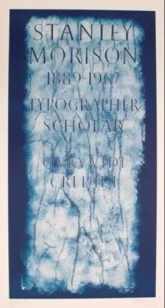 Lithographie Myles - A History of Type Design / Stanley Morison, 1889-1967 (London, England)