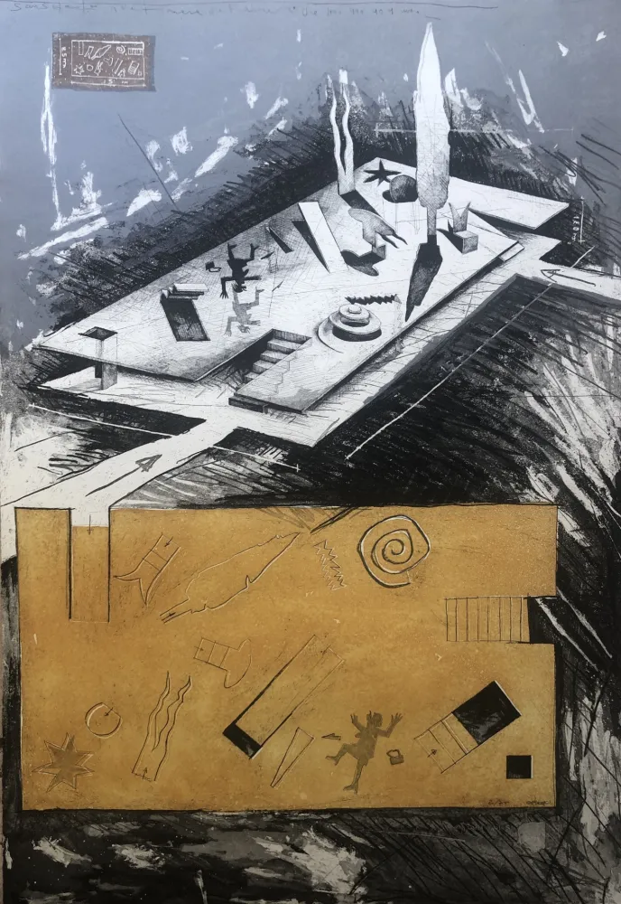 Radierung Nagel - Sans titre 2