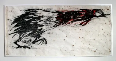 Holzschnitt Nauman - Rooster